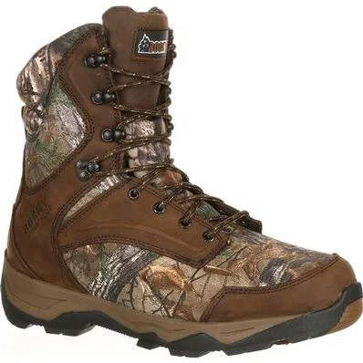Men's metatarsal guard work & safety boots for heavy - duty tasksRocky Men's Retraction WP Insulated Hunt Boot Realtree - RKS0227 Men's metatarsal guard work & safety boots for heavy - duty tasksRocky Men's Retraction WP Insulated Hunt Boot Realtree - RKS0227