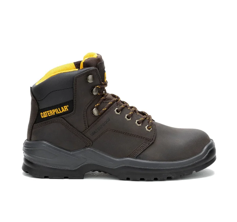 Men's ESD (electro - static discharge) work & safety boots for cleanroom environmentsStriver Steel-Toe Waterproof Work Boot Brown Men's ESD (electro - static discharge) work & safety boots for cleanroom environmentsStriver Steel-Toe Waterproof Work Boot Brown