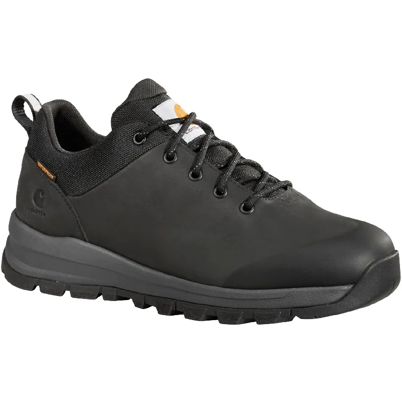 Men's water - repellent leather work & safety boots for outdoor workCarhartt Men's WP Outdoor Low Soft Toe Hiker Work Shoe - Black - FH3021-M