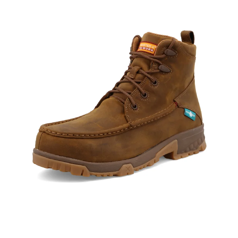 Men's puncture - resistant work & safety boots with Kevlar soleTwisted X Men's 6" Lace Up Work Boot Safety Toe in Distressed Saddle Men's puncture - resistant work & safety boots with Kevlar soleTwisted X Men's 6" Lace Up Work Boot Safety Toe in Distressed Saddle