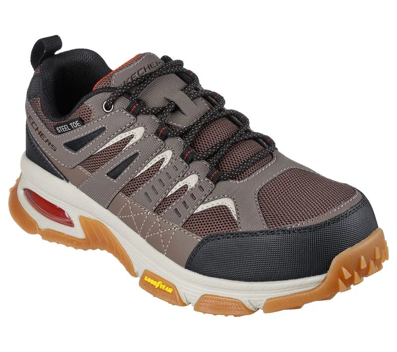 Men's work & safety boots with a flame - resistant upper for firefighting or welding workSKECHERS MEN'S Work: Skech-Air Envoy ST - Arcket 200140 TPBK Men's work & safety boots with a flame - resistant upper for firefighting or welding workSKECHERS MEN'S Work: Skech-Air Envoy ST - Arcket 200140 TPBK