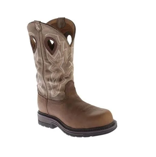 Men's work & safety boots with a removable insole for easy cleaningTwisted X Men's Lite Cowboy Work Composite Toe 12" MLCCW02 Work Boots