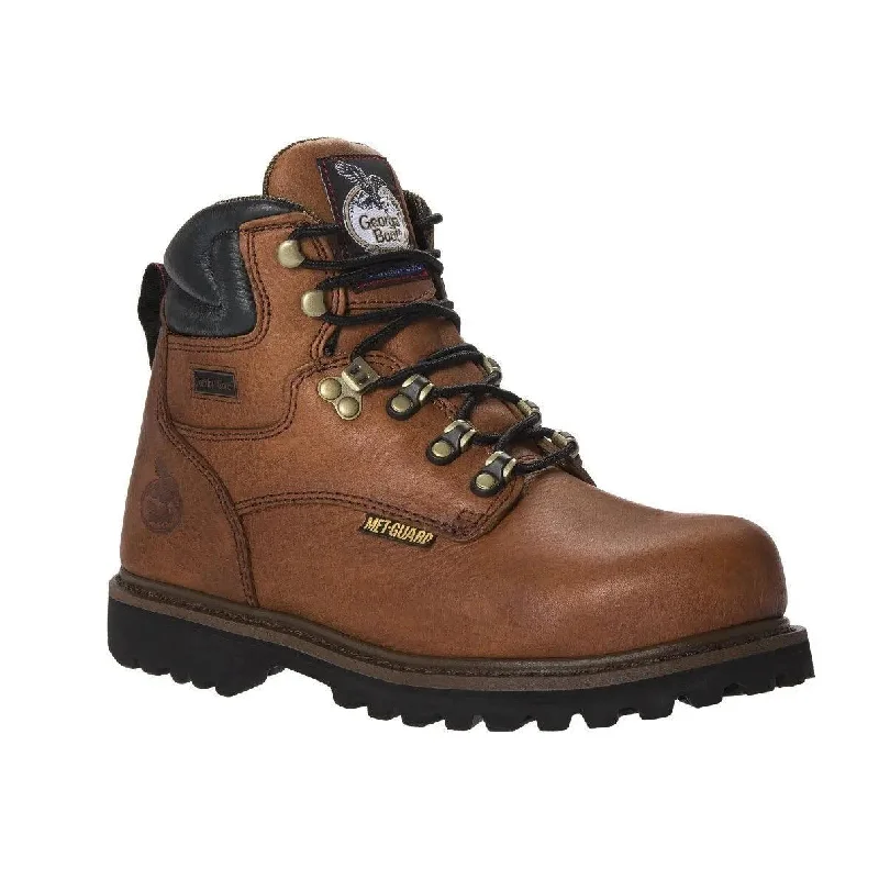 Men's insulated work & safety boots for cold - climate workGeorgia Boot Mens Hammer Steel Toe Met Guard Work Boots G6315