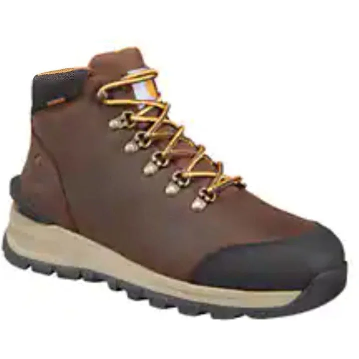 Men's insulated work & safety boots for cold - climate workCarhartt Men's Gilmore 5" WP Alloy Toe Work Hiker Boot -Brown- FH5550-M Men's insulated work & safety boots for cold - climate workCarhartt Men's Gilmore 5" WP Alloy Toe Work Hiker Boot -Brown- FH5550-M