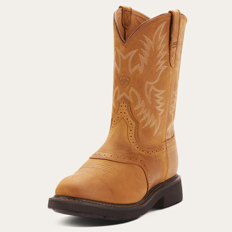 Men's chemical - resistant work & safety boots for laboratory useAriat Men's Sierra Saddle Work Boot