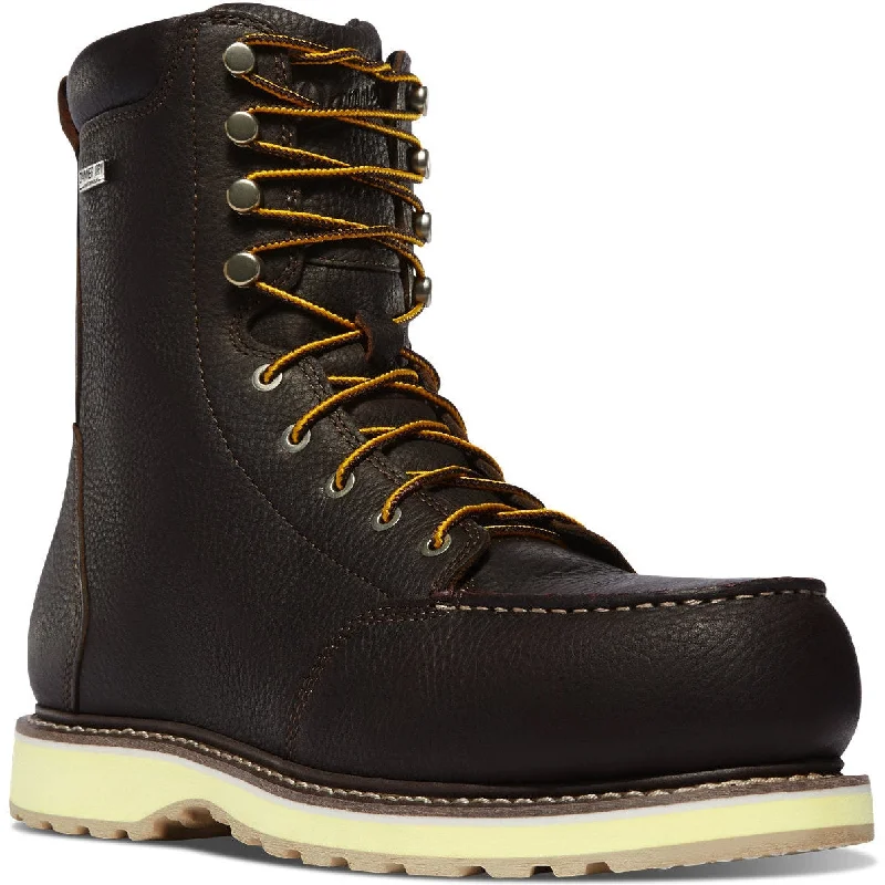Men's work & safety boots with a flame - resistant upper for firefighting or welding workDanner Men's Cedar River 8" Plain Toe WP Slip Resist Work Boot -Brown- 14305 Men's work & safety boots with a flame - resistant upper for firefighting or welding workDanner Men's Cedar River 8" Plain Toe WP Slip Resist Work Boot -Brown- 14305