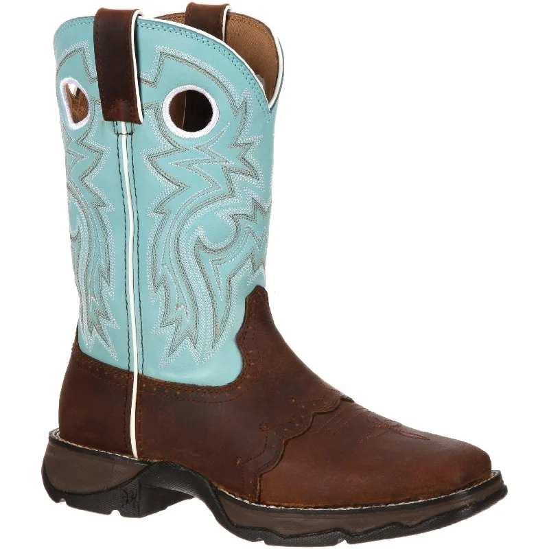 Men's work & safety boots with a cushioned midsole for comfortDurango Women's Lady Rebel Square Toe Western Boot - Brown - RD3471