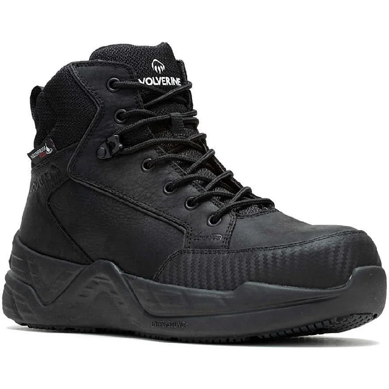 Men's metatarsal guard work & safety boots for heavy - duty tasksWolverine Men's ProShift LX 6" Comp Toe WP Work Boot -Black- W241009 Men's metatarsal guard work & safety boots for heavy - duty tasksWolverine Men's ProShift LX 6" Comp Toe WP Work Boot -Black- W241009