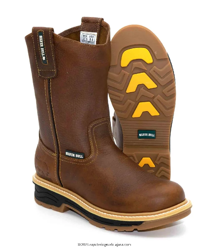 Men's work & safety boots with a breathable waterproof membrane like Gore - TexSB2060 MEN SOFT TOE 10" PULL ON OCRE GRASO DOUBLE DENSITY SOLE WORK BOOT Men's work & safety boots with a breathable waterproof membrane like Gore - TexSB2060 MEN SOFT TOE 10" PULL ON OCRE GRASO DOUBLE DENSITY SOLE WORK BOOT