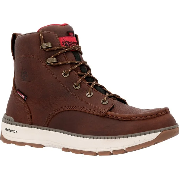 Men's work & safety boots with a breathable waterproof membrane like Gore - TexRocky Men's Rebound Wedge Work Boot RKK0434