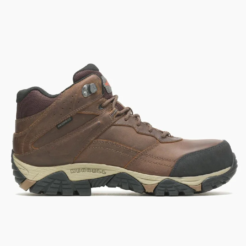 Men's electrical - hazard resistant work & safety boots with composite toeMoab Adventure Mid Men's Carbon-Fiber Work Boots Wp Toffee Men's electrical - hazard resistant work & safety boots with composite toeMoab Adventure Mid Men's Carbon-Fiber Work Boots Wp Toffee