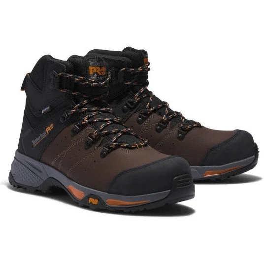Men's metatarsal guard work & safety boots for heavy - duty tasksTimberland Pro Men's Switchback Comp Toe WP Hiker Work Boot TB1A2B52214 Men's metatarsal guard work & safety boots for heavy - duty tasksTimberland Pro Men's Switchback Comp Toe WP Hiker Work Boot TB1A2B52214