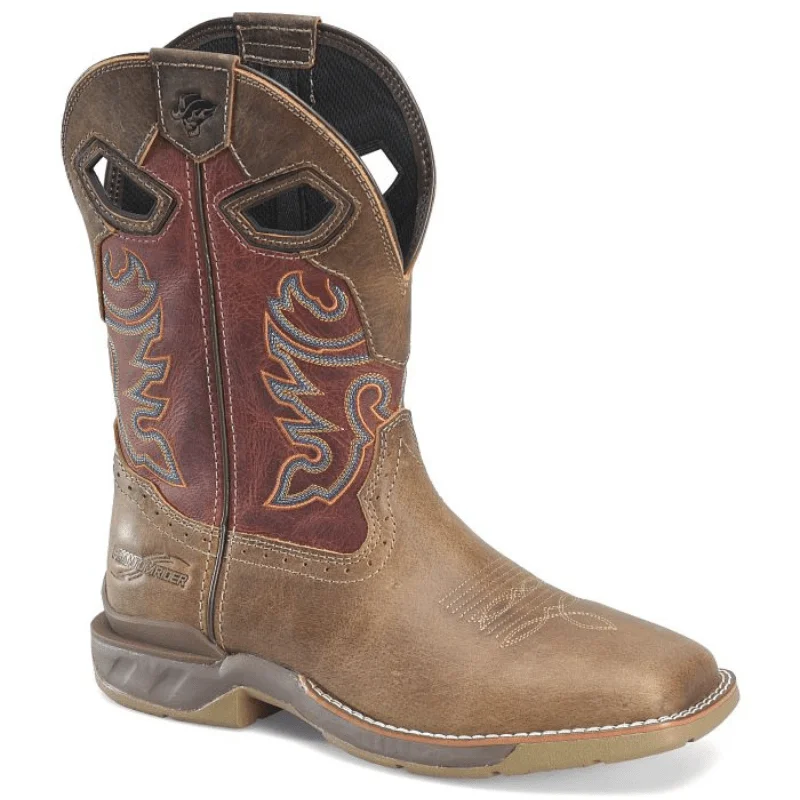 Men's breathable mesh - lined work & safety boots for hot weatherDouble H Men's Phantom Rider Aldridge Brown Square Toe Work Boots DH5369 Men's breathable mesh - lined work & safety boots for hot weatherDouble H Men's Phantom Rider Aldridge Brown Square Toe Work Boots DH5369