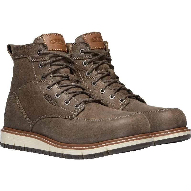 Men's work & safety boots with a cushioned midsole for comfortKeen Utility Men's San Jose 6" Aluminum Toe Work Boot Brown 1020057