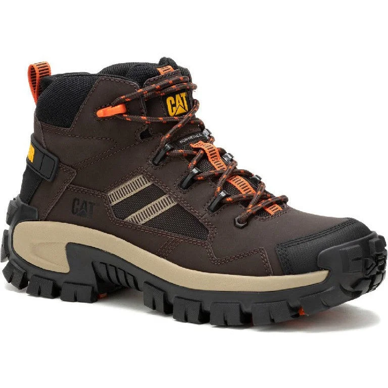 Men's insulated work & safety boots for cold - climate workCat Men's Invader Mid Vent CT Slip Resist Work Boot -Coffee- P91663 Men's insulated work & safety boots for cold - climate workCat Men's Invader Mid Vent CT Slip Resist Work Boot -Coffee- P91663