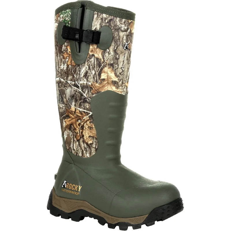 Men's electrical - hazard resistant work & safety boots with composite toeRocky Women's Sport Pro 16" WP 1200G Ins Side Zip Hunt Boot Realtree RKS0479