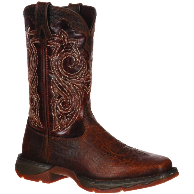 Men's slip - resistant work & safety boots for oily surfacesDurango Women's Lady Rebel 10" Steel Toe Western Boot - Brown - RD3315