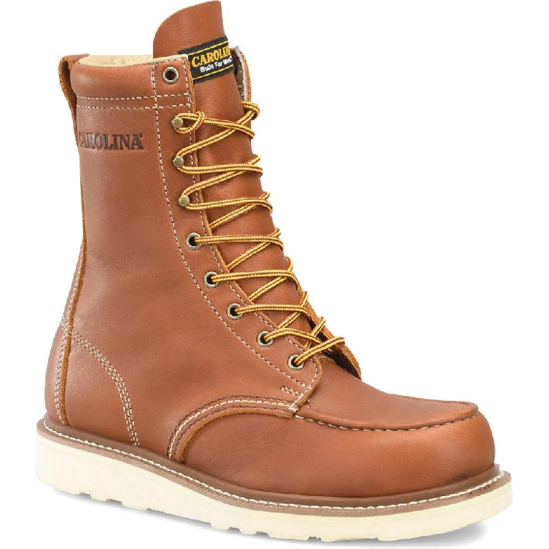 Men's shock - absorbing work & safety boots for long - hours standingCarolina Men's Wedge Amp Mx 8" ST Causal Work Boot -Dark Brown- CA7562