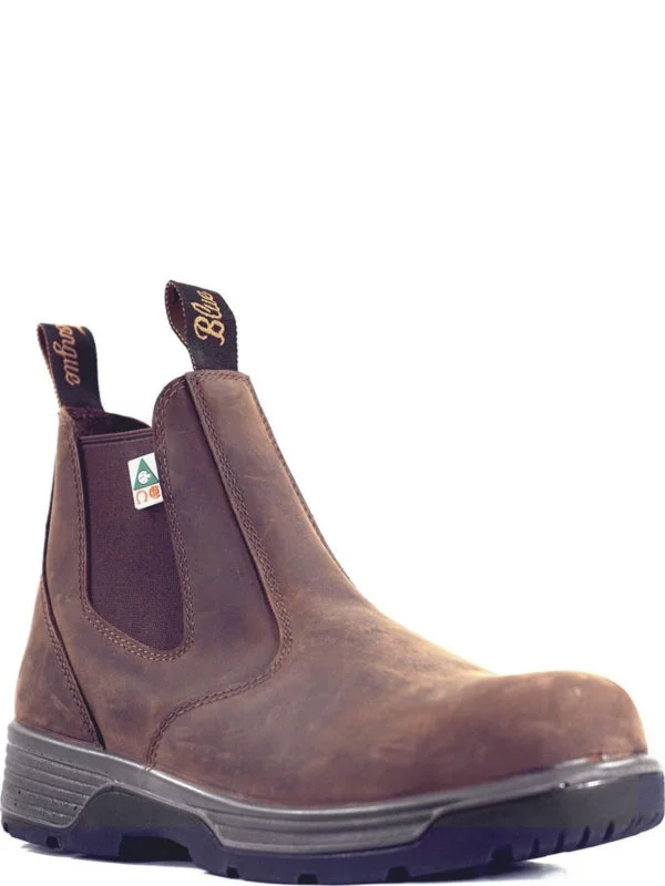 Men's work & safety boots with a moisture - wicking lining for dry feetRedback Blue Tongue Mens Fallbrook Slip On Composite Toe Boot BTCF