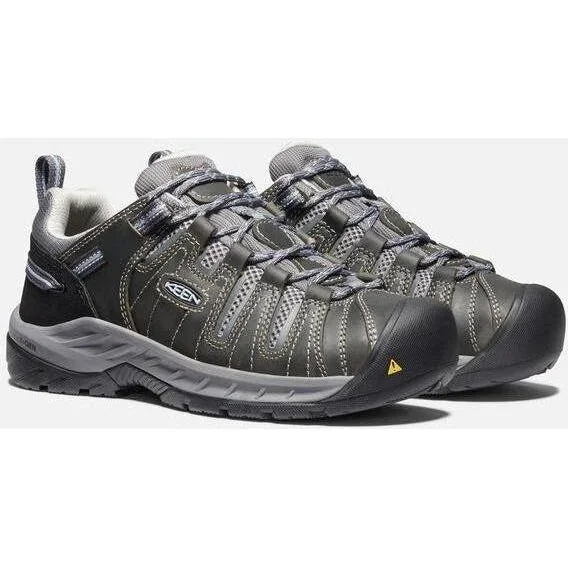 Men's work & safety boots with a breathable waterproof membrane like Gore - TexKeen Utility Women's Flint II Soft Toe Work Shoe - Grey - 1023253 Men's work & safety boots with a breathable waterproof membrane like Gore - TexKeen Utility Women's Flint II Soft Toe Work Shoe - Grey - 1023253