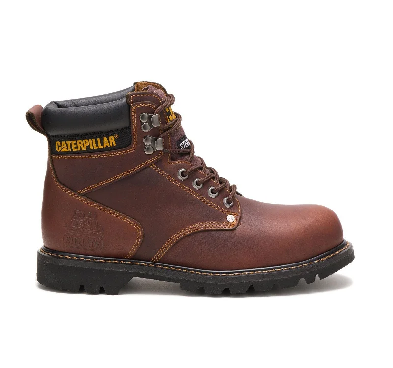 Men's slip - resistant work & safety boots for oily surfacesSecond Shift Steel-Toe Work Boot Tawny