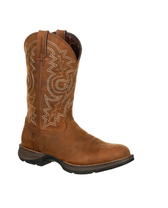 Men's shock - absorbing work & safety boots for long - hours standingDURANGO MEN'S REBEL WATERPROOF WESTERN BOOT - DDB0163 Men's shock - absorbing work & safety boots for long - hours standingDURANGO MEN'S REBEL WATERPROOF WESTERN BOOT - DDB0163