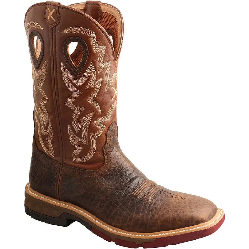 Men's breathable mesh - lined work & safety boots for hot weatherTwisted X Men's Western Work Boot MXBW002 Men's breathable mesh - lined work & safety boots for hot weatherTwisted X Men's Western Work Boot MXBW002