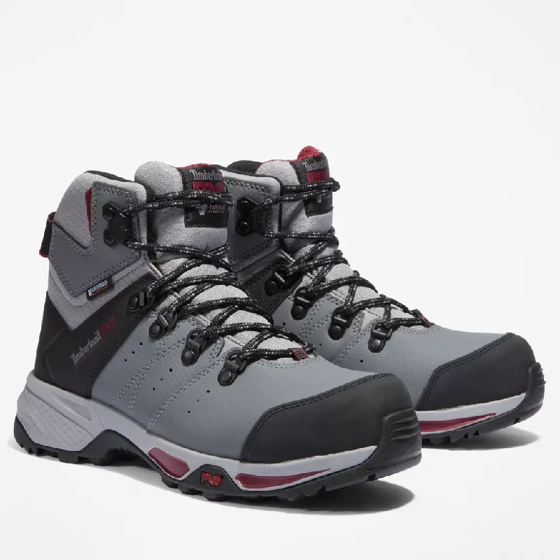 Men's work & safety boots with a quick - lace system for easy on and offTimberland Pro Women's Switchback Soft Toe WP Hiker Work Boot TB0A2MGD065 Men's work & safety boots with a quick - lace system for easy on and offTimberland Pro Women's Switchback Soft Toe WP Hiker Work Boot TB0A2MGD065