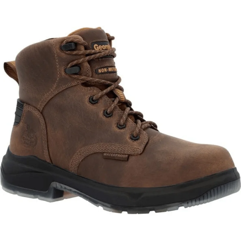 Men's work & safety boots with a durable rubber outsole for traction on rough terrainGeorgia Boot Men's FLXPoint ULTRA Brown Waterproof Work Boot GB00551 Men's work & safety boots with a durable rubber outsole for traction on rough terrainGeorgia Boot Men's FLXPoint ULTRA Brown Waterproof Work Boot GB00551