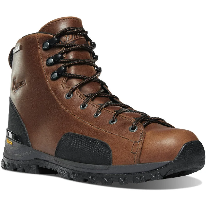 Men's shock - absorbing work & safety boots for long - hours standingDanner Men's Stronghold 6" Waterproof Work Boot -Brown- 16722 Men's shock - absorbing work & safety boots for long - hours standingDanner Men's Stronghold 6" Waterproof Work Boot -Brown- 16722