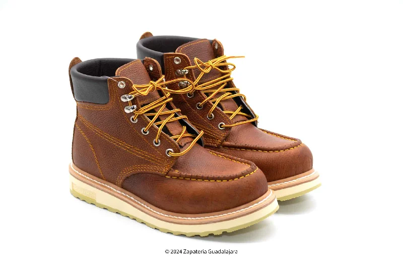 Men's work & safety boots with a reflective strip for low - light visibilityACM613 6" SOFT TOE DOUBLE DENSITY SOLE ROBLE