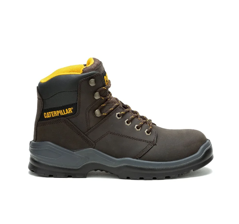 Men's electrical - hazard resistant work & safety boots with composite toeStriver Steel-Toe Work Boot Brown Men's electrical - hazard resistant work & safety boots with composite toeStriver Steel-Toe Work Boot Brown