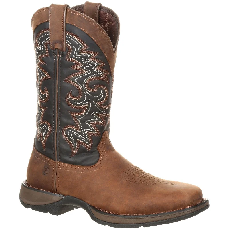 Men's shock - absorbing work & safety boots for long - hours standingDurango Men's Rebel 12" Square Toe Pull-On Western Boot Chocolate DDB0135 Men's shock - absorbing work & safety boots for long - hours standingDurango Men's Rebel 12" Square Toe Pull-On Western Boot Chocolate DDB0135