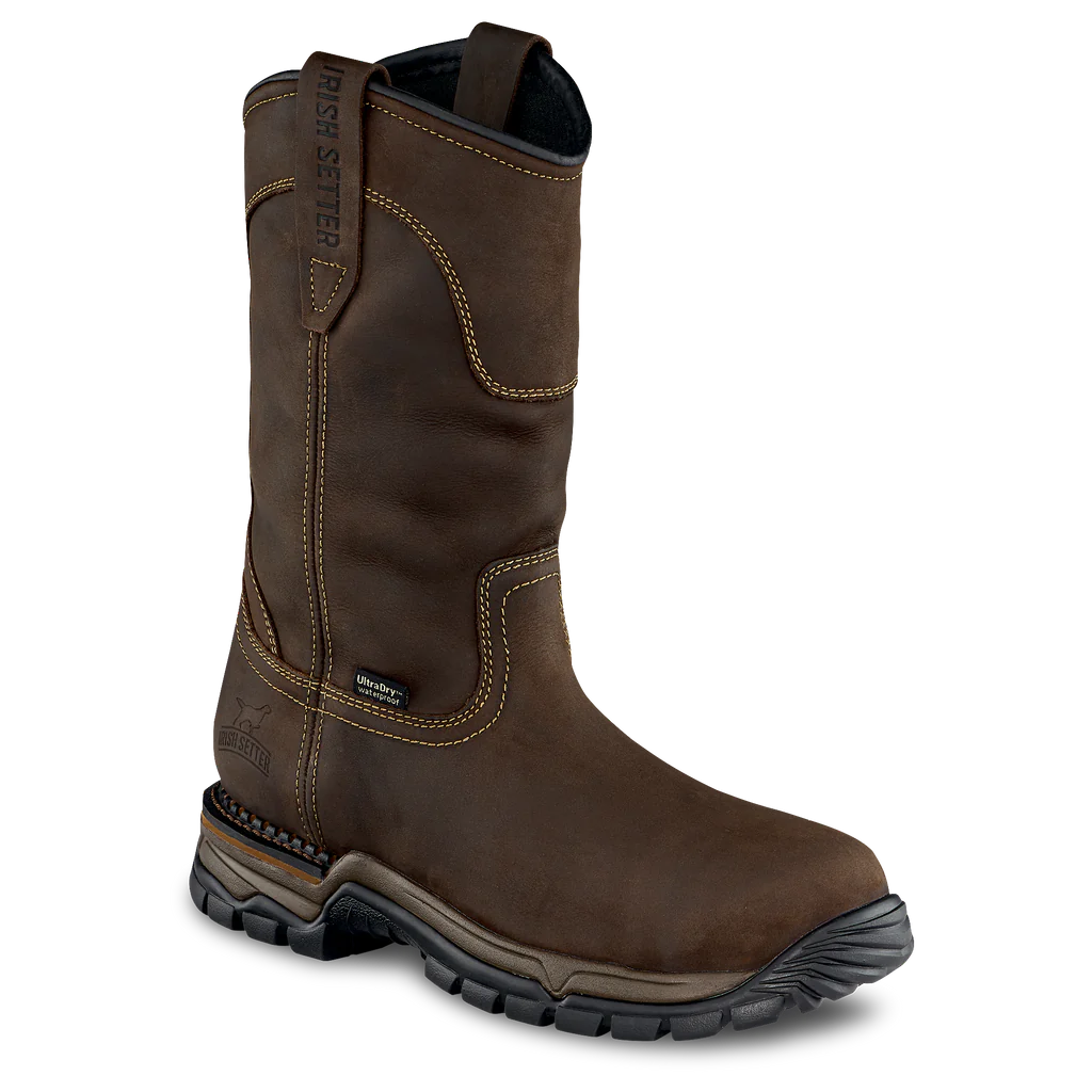 Men's work & safety boots with a toe cap made of aluminum alloyIrish Setter by Red Wing Men's Two Harbors Waterproof Work Boots 83907 Men's work & safety boots with a toe cap made of aluminum alloyIrish Setter by Red Wing Men's Two Harbors Waterproof Work Boots 83907