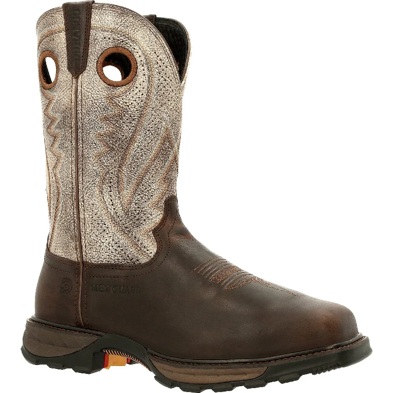 Men's ESD (electro - static discharge) work & safety boots for cleanroom environmentsDurango Men's Maverick XP™ 11" Comp Toe Metguard Western Work Boot - DDB0331