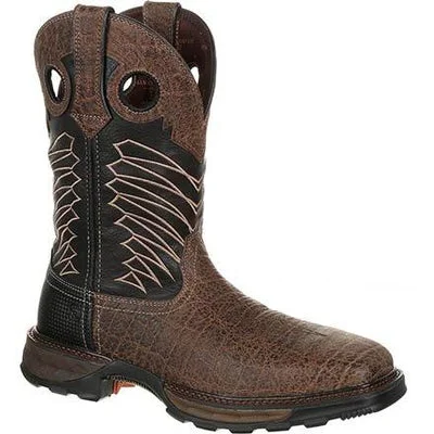Men's work & safety boots with a quick - lace system for easy on and offDURANGO MAVERICK XP STEELTOE WATERPROOF WESTERN WORK BOOT DDB0176