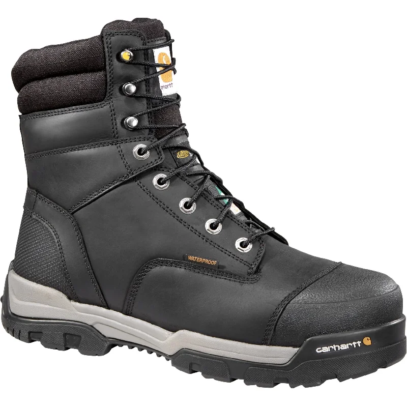 Men's work & safety boots with a chemical - resistant rubber soleCarhartt Men's 8" Ground Force Comp Toe Ins WP CSA Work Boot - CMR8959 Men's work & safety boots with a chemical - resistant rubber soleCarhartt Men's 8" Ground Force Comp Toe Ins WP CSA Work Boot - CMR8959