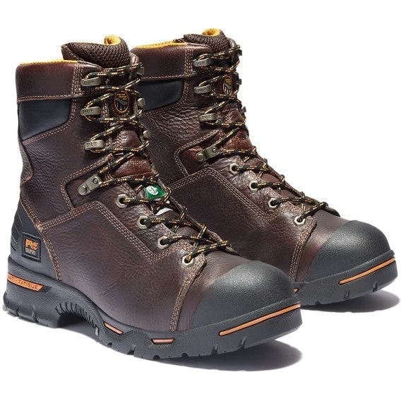 Men's chemical - resistant work & safety boots for laboratory useTimberland PRO Men's Endurance 8" Stl Toe Work Boot Brown TB152561214 Men's chemical - resistant work & safety boots for laboratory useTimberland PRO Men's Endurance 8" Stl Toe Work Boot Brown TB152561214