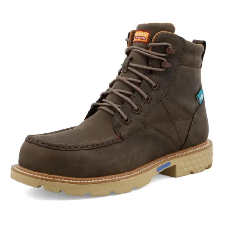 Men's high - ankle support work & safety boots for construction sitesTWISTED X MEN'S 6" WORK BOOT Style: MXCNW06 Men's high - ankle support work & safety boots for construction sitesTWISTED X MEN'S 6" WORK BOOT Style: MXCNW06