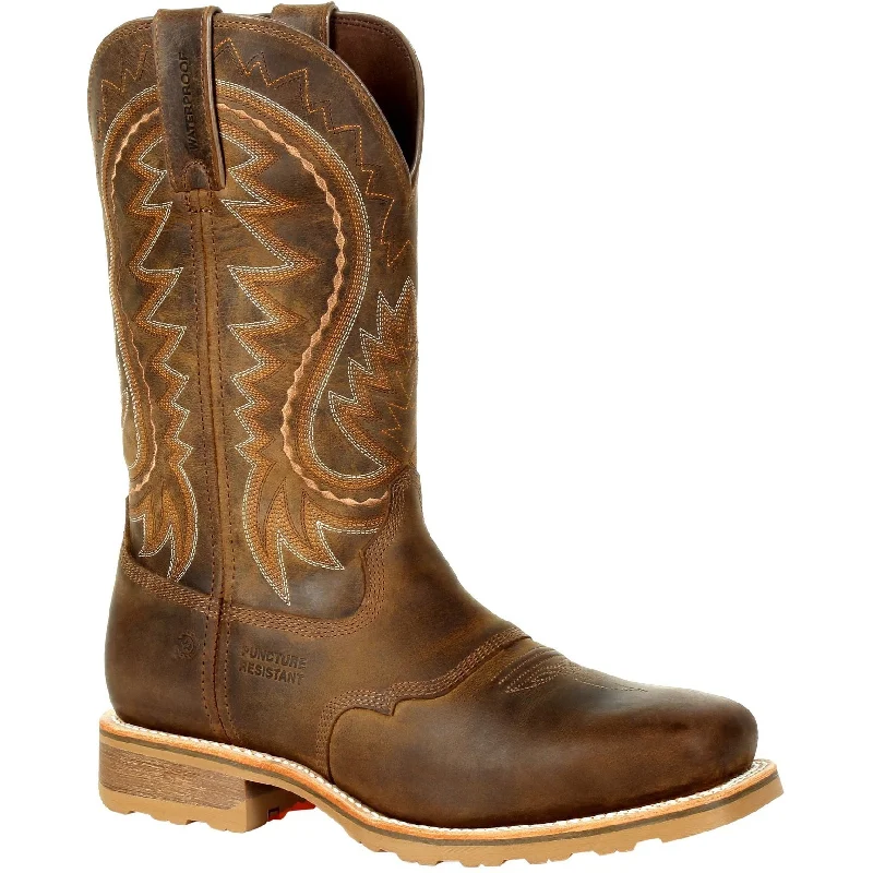 Men's work & safety boots with a quick - lace system for easy on and offDurango Men's Maverick Pro 12" Stl Toe WP Western Work Boot - DDB0297