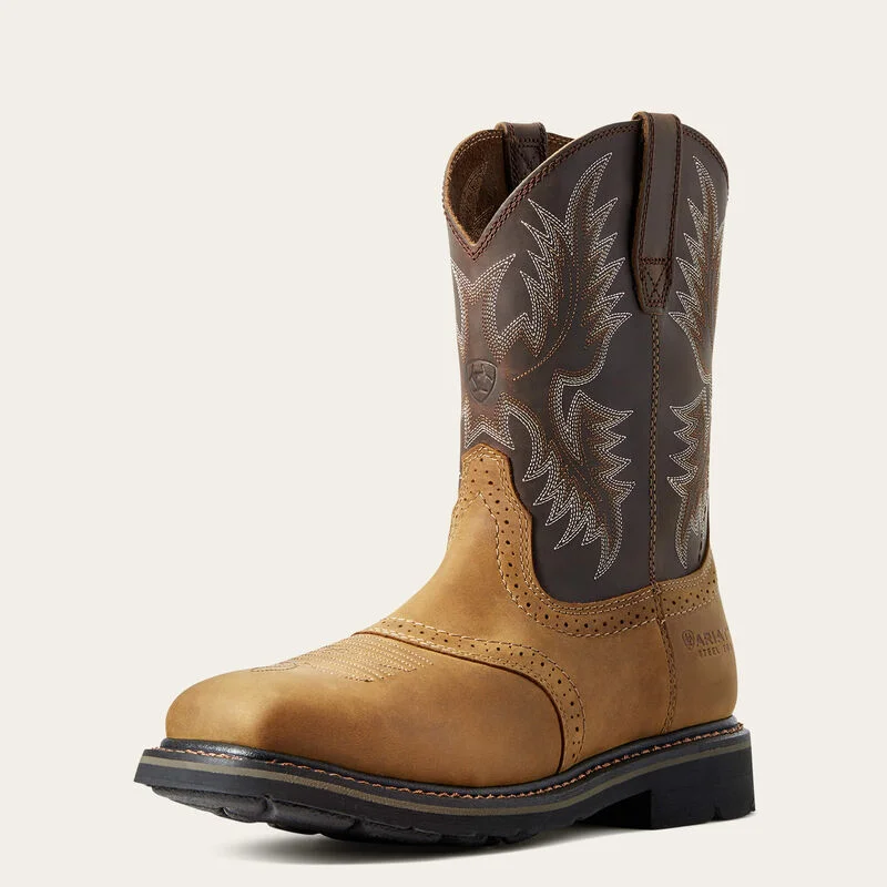 Men's heat - resistant work & safety boots for foundry jobsAriat Men's Sierra Wide Square Toe Steel Toe Work Boot