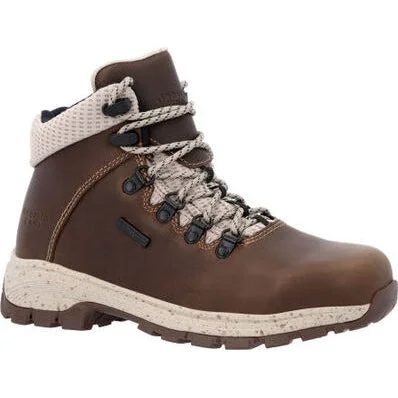 Men's waterproof steel - toe work & safety boots for wet environmentsGeorgia Women's Eagle Trail 5" WP Alloy Toe Hiker Boot -Brown- GB00556 Men's waterproof steel - toe work & safety boots for wet environmentsGeorgia Women's Eagle Trail 5" WP Alloy Toe Hiker Boot -Brown- GB00556