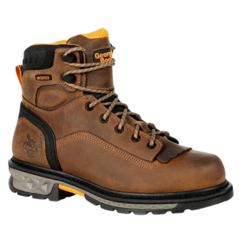 Men's work & safety boots with a breathable waterproof membrane like Gore - TexGeorgia Boot Men's Carbo-Tec LTX Black and Brown Composite Toe Work Boot GB00391 Men's work & safety boots with a breathable waterproof membrane like Gore - TexGeorgia Boot Men's Carbo-Tec LTX Black and Brown Composite Toe Work Boot GB00391