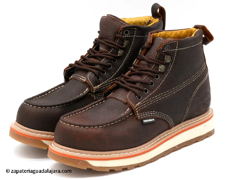 Men's work & safety boots with a moisture - wicking lining for dry feetCB-2020 5" ZZDD MOC TOE SHEDRON FLOATER