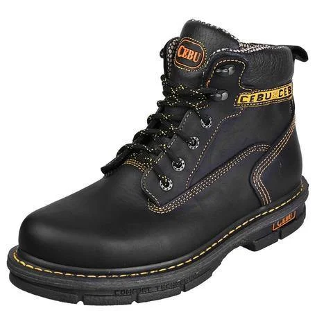 Men's work & safety boots with a moisture - wicking lining for dry feetCEBU BMX 6" BLACK Men's work & safety boots with a moisture - wicking lining for dry feetCEBU BMX 6" BLACK