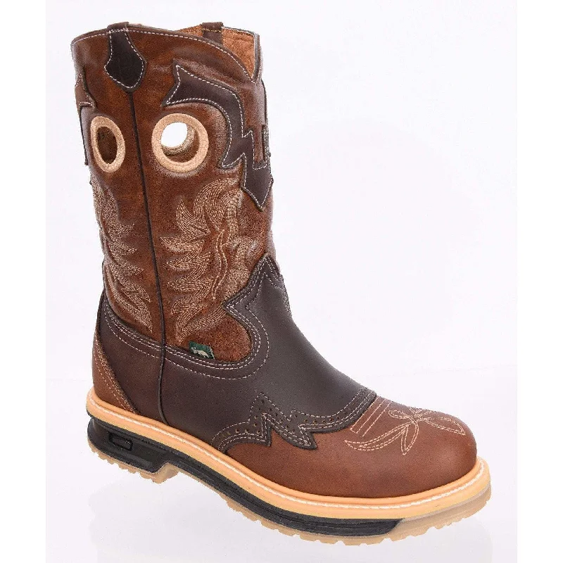 Men's slip - resistant work & safety boots for oily surfacesSB6035 COPPER/BRN LEATHER GRASSO Men's slip - resistant work & safety boots for oily surfacesSB6035 COPPER/BRN LEATHER GRASSO