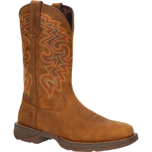 Men's breathable mesh - lined work & safety boots for hot weatherDurango® Rebel™ Men's Waterproof Russet Western Boot DDB0361 Men's breathable mesh - lined work & safety boots for hot weatherDurango® Rebel™ Men's Waterproof Russet Western Boot DDB0361