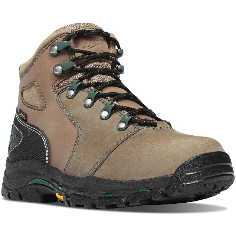 Men's anti - static work & safety boots for electronics industryDanner Women's Vicious 4" WP Comp Toe Work Boot - Brown - 13853