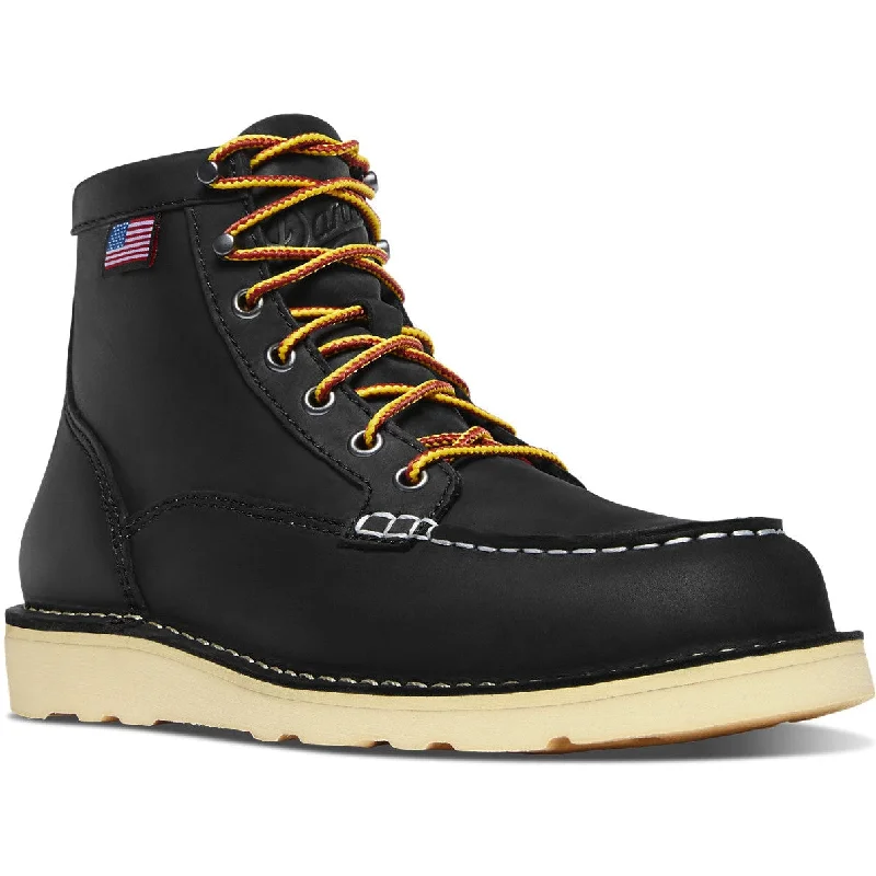 Men's puncture - resistant work & safety boots with Kevlar soleDanner Women's Bull Run 6" Slip Resist Moc Toe Work Boot - Black - 15587 Men's puncture - resistant work & safety boots with Kevlar soleDanner Women's Bull Run 6" Slip Resist Moc Toe Work Boot - Black - 15587