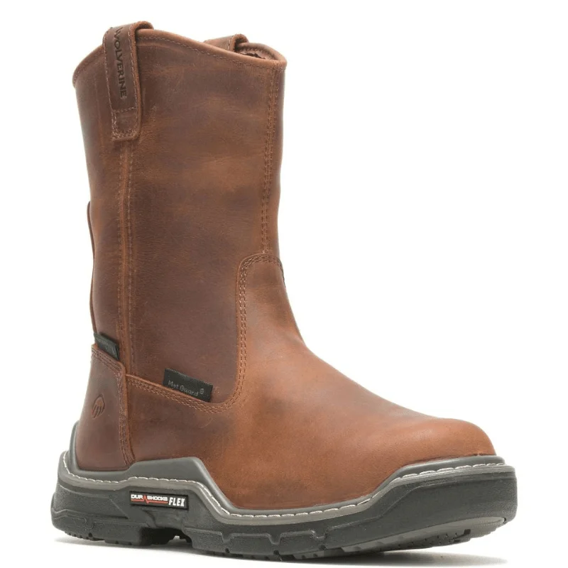 Men's breathable mesh - lined work & safety boots for hot weatherWolverine Men's Raider DuraShocks® Waterproof Met-Guard Wellington Work Boots W211169 Men's breathable mesh - lined work & safety boots for hot weatherWolverine Men's Raider DuraShocks® Waterproof Met-Guard Wellington Work Boots W211169